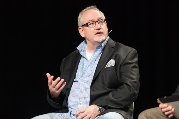 Onstage with HP talking Thunderbolt. 